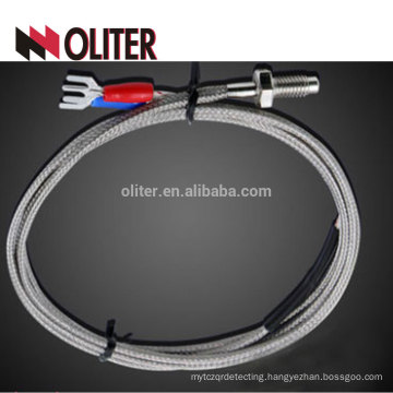 insulated shielding cables ss304 ss316 thread rtd thermal resistance temperature sensor manufacturer pt100